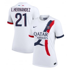 Paris Saint-Germain Lucas Hernandez #21 Dámské Venkovní Dres 2024-25 Krátký Rukáv